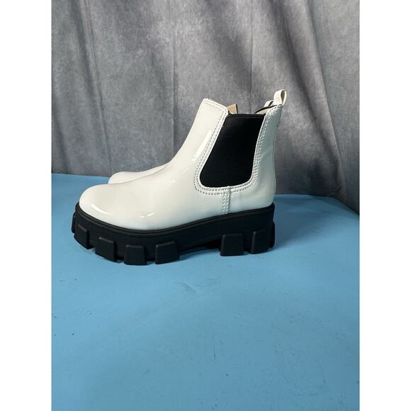 Circus by Sam Edelman Womens Darielle White Ankle Boots 8 1/2 MedNew box damage - Picture 4 of 8